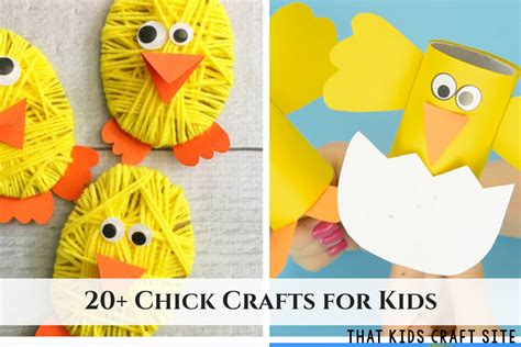 Chick Crafts For Kids