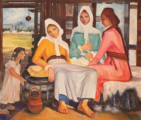 Peasant Women By Turgut Atalay Turkish 19182004 Artist Art