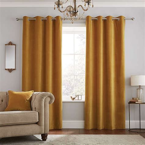 20 Mustard Yellow Curtains For Living Room