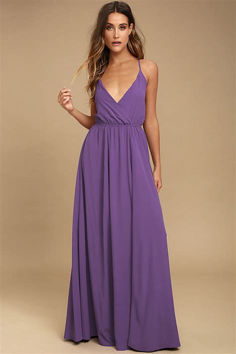 Be Fashionable With The Purple Maxi Dresses Topezz