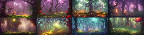 Enchanted Magical Fantasy Forest By Andreas Rocha Stable Diffusion