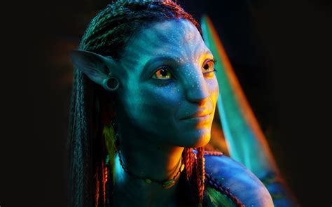 Neytiri From Avatar Movie Avatar Neytiri Face Aliens Hd Wallpaper
