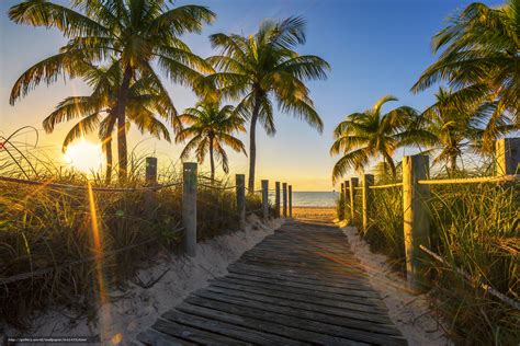 Download Wallpaper Florida Sea Beach Sunset Free Desktop Wallpaper