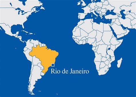 Rio On World Map United States Map