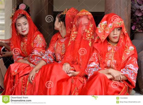 Chinese Brides Editorial Stock Photo Image Of Culture 116449693