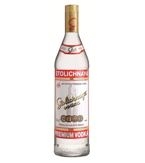 Stolichnaya Vodka Spirits And Fortified Easy Drinks