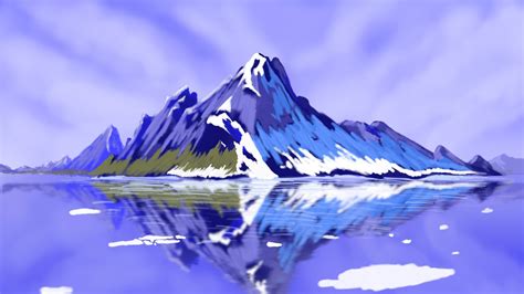 Digital Art Mountains 3840 X 2160 Wallpaper
