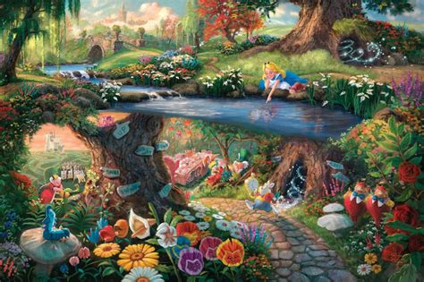 Alice Wonderland Fantasy Fairy Adventure Comedy Depp Disney Wallpaper