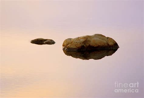 Rock Water Reflection Photograph By Catherine Lau