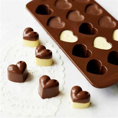 Love Shaped Molds Ice Cube Chocolate Chocolate Bonbon Heart Shaped