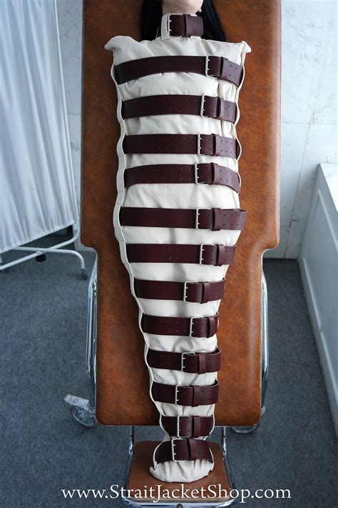 Sleep Sack Bondage Body Bag With Leather Belts Straitjacket Etsy Polska