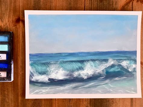 How To Paint An Ocean Wave With Soft Pastel Fine Art Tutorials