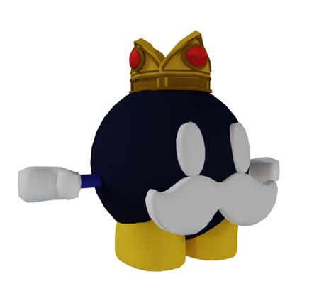 Custom Edited Mario Customs King Bob Omb Paper Mario Style