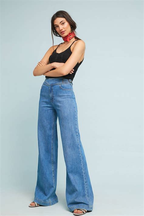 Paige Sutton High-Rise Wide-Leg Jeans | Wide leg jeans outfit, Wide leg jeans, Wide leg denim