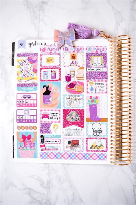 Glam Easter Digital Planner Stickers Paper And Glam Planners