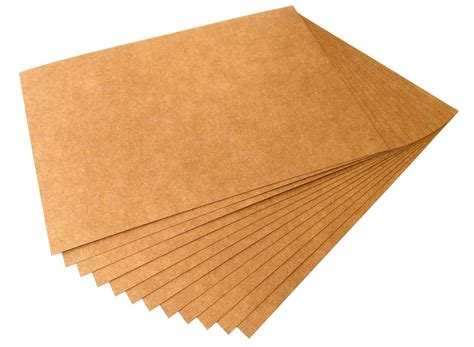 Kraft Brown Cardstock Paper A4 50 Blank Sheets Of 120 140 Etsy