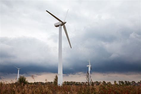 Modern Windmills In The Field Stock Photo Image Of Metal Alternative