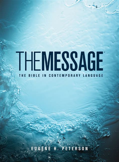 The Message The Bible In Contemporary Language Msg Logos Bible Software
