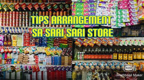 Negosyong Sari Sari Store Tips Arrangement Youtube