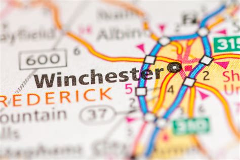 Winchester Town Centre Map