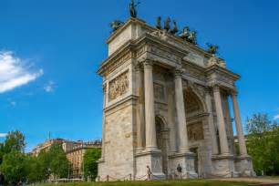 Monuments Milan Gate Free Stock Photo Public Domain Pictures
