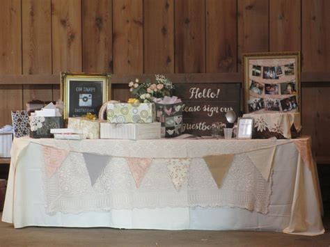 The Gift Table | Gift table wedding, Rustic wedding gift table, Card