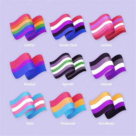 Free Vector Gradient Pride Month Lgbt Flags Collection