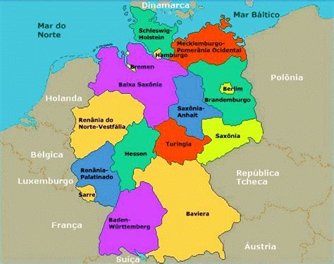 Alemanha No Mapa Mapa Mundi Mapas Da Alemanha Conheça A Cultura E
