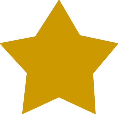 Gold Star Clip Art At Vector Clip Art Online