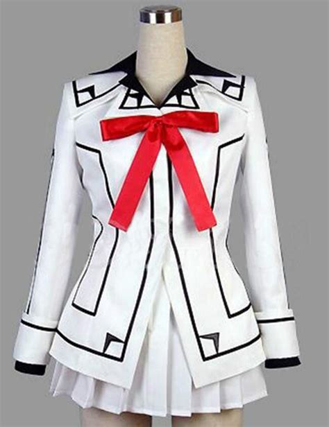 Vampire Knight Cosplay Costume Yuki Cross White Or Black Womens Dress