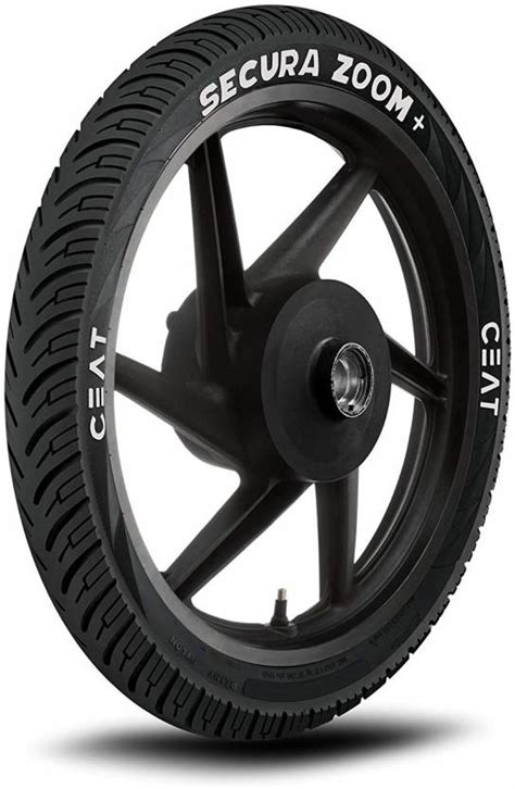 Ceat 80100 18 Secura Zoom Tubeless Tyre For Two Wheeler Bikes 80100