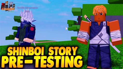 Shinobi Story Pre Testing Gameplay First Great Shinobi War Roblox