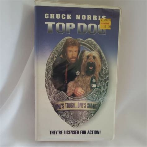 Top Dog Chuck Norris Vhs Plays Great Ebay