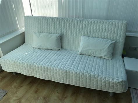 Find affordable, versatile and comfortable sleeper sofas. Futon sofa bed - Ikea beddinge white quilted | in Loughton ...