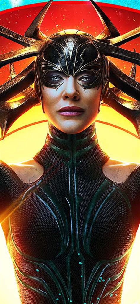 1242x2688 hela the goddess of death in thor ragnarok iphone xs max hd 4k wallpapers images