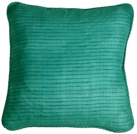 Ribbed Silk Sea Green 22x22 Throw Pillow From Pillow Decor Throw