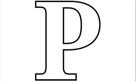 Bubble Letter Capital P Printable Pdf Letter P Free Printable