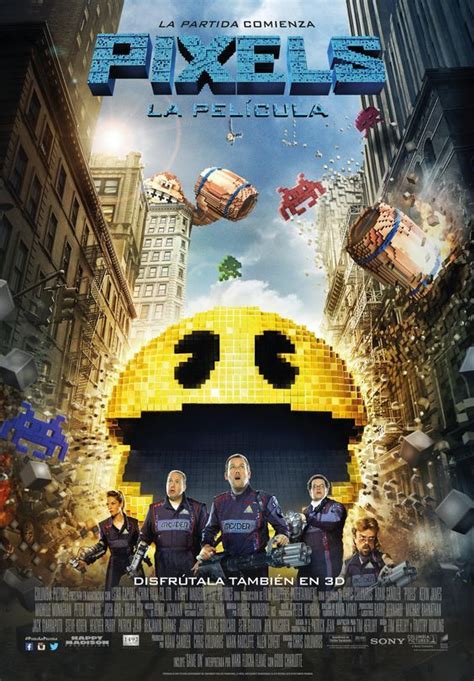 Pixels 2015 Tt2120120 Esp Pixels Movie Pixels Film Movie Posters