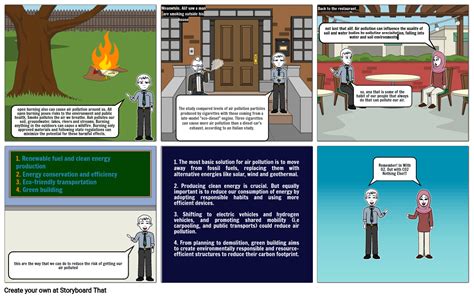 Air Pollution Storyboard By E1f6aba7