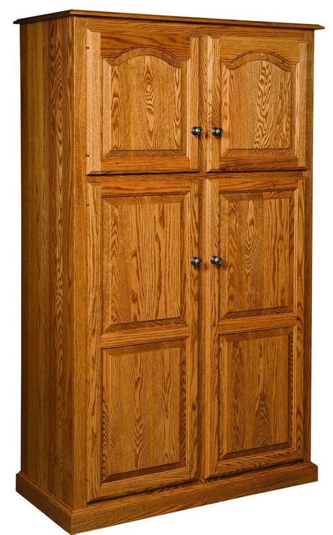 Oak Pantry Storage Cabinet Ideas On Foter
