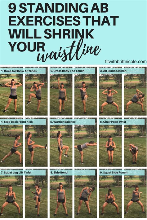 Standing Ab Exercises That Ll Shrink Your Waistline Standing Ab Exercises Exercise