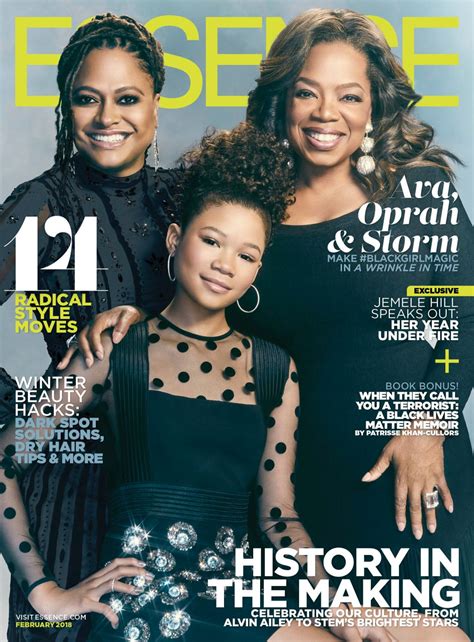 Oprah Storm Reid And Ava Duvernay Cover February Essence Magazine