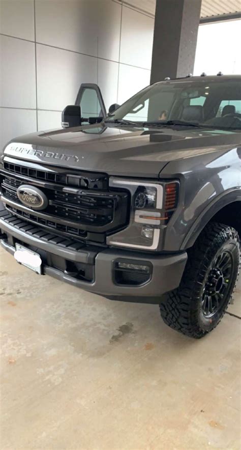 2021 Ford F 250 Lariat Tremor Black Appearance Package In Carbonized