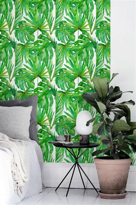 Tropical Wallpaper Removable Wallpaper Bw005 Tropical Wallpaper