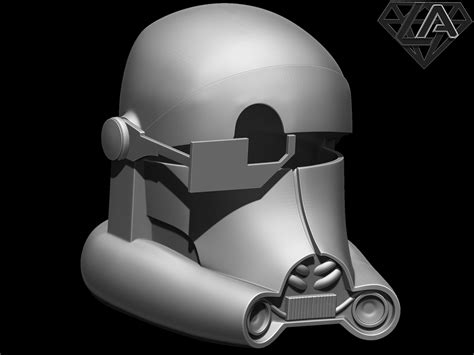 Star Wars Clone Force 99 Bad Batch Crosshair Helmet 3d Print Model By