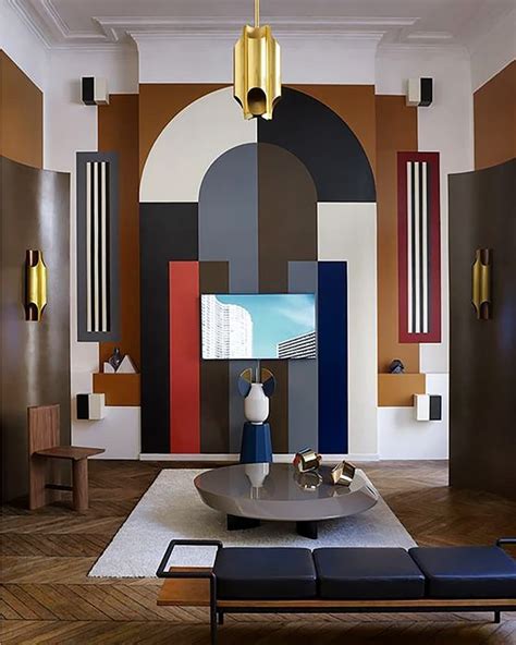 Moodboard Collection New Art Deco Interior Decor Trend For 2019