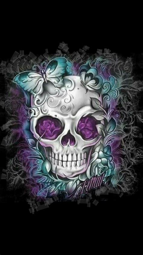 Candy Skull Wallpapers Top Free Candy Skull Backgrounds Wallpaperaccess