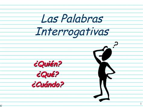 Palabras Interrogativas By Marcelablasiyh Via Slideshare Spanish Class