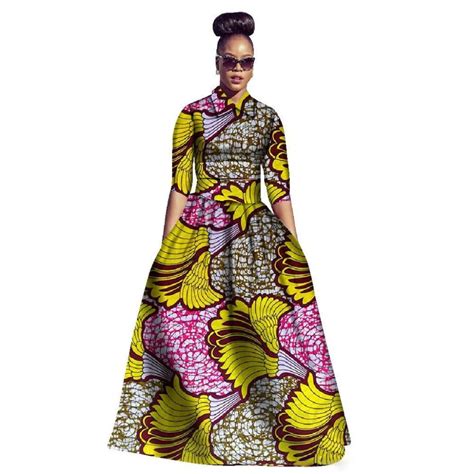 2016 plus size two piece african print suits ethnic style suits floor length skirts dresse for
