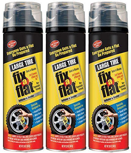 Tire sealant is only useful if you've got a slow leak in the tire or a small hole. Fix-A-Flat S430 Aerosol Tire Inflator with Hose for Large ...